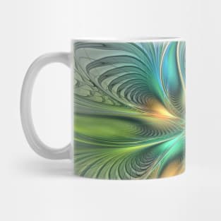 Colorful Fantasy Modern Abstract Flower Fractal Mug